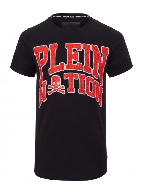Camiseta Philipp Plein - Round Neck SS &quot;NOH HOTFIX&quot;