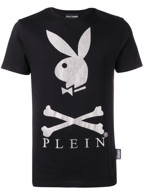 Camiseta Philipp Plein x Playboy - Black