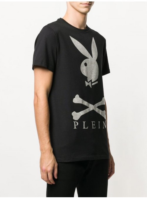 Camiseta Philipp Plein x Playboy - Black