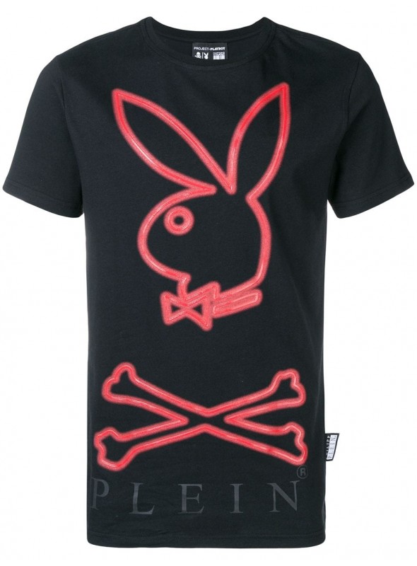 Camiseta Philipp Plein x Playboy - Bunny Logo
