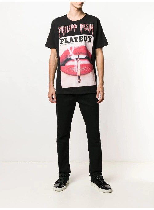 Camiseta Philipp Plein x Playboy - Bunny Logo
