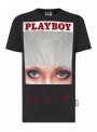 Camiseta Philipp Plein x Playboy - Iconic Eye Crystals