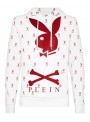 Sudadera Philipp Plein x Playboy - Crystals Bunny White