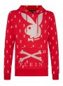 Sudadera Philipp Plein x Playboy - Crystals Bunny Red