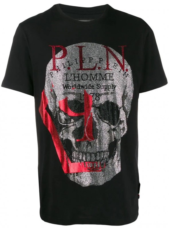 Camiseta manga corta Philipp Plein - Foil print skull
