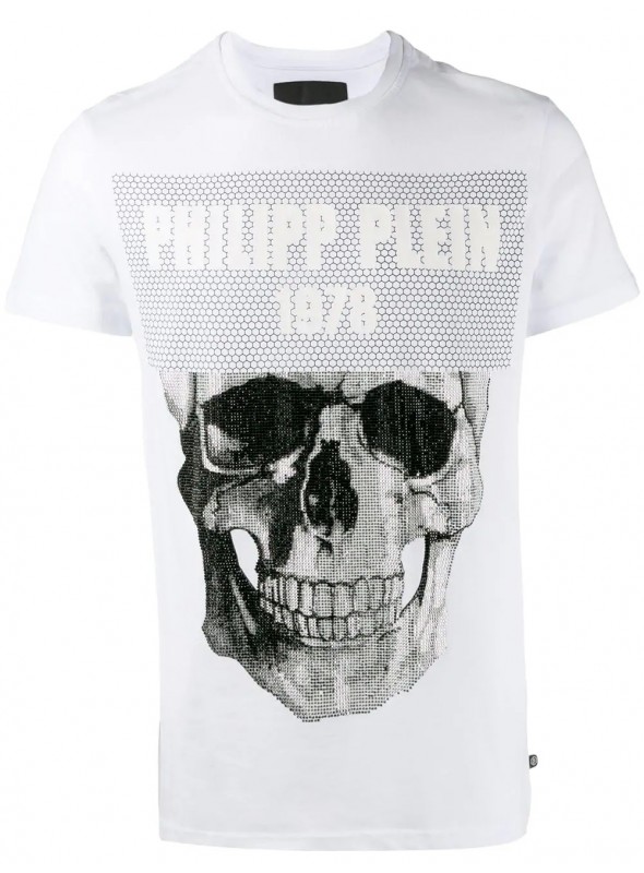 Camiseta manga corta Philipp Plein - SS Skull White