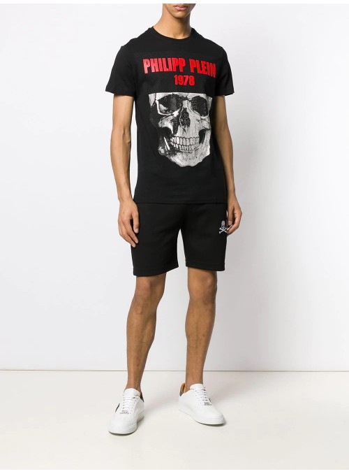 Camiseta manga corta Philipp Plein - SS Skull Black Red
