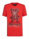 Camiseta manga corta Philipp Plein - Teddy Bear Red