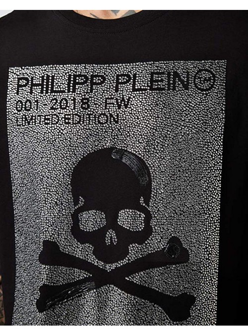 Camiseta Philipp Plein - Platinum Cut Round Neck