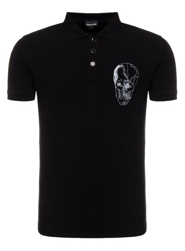 Polo Just  Cavalli - Calavera Black